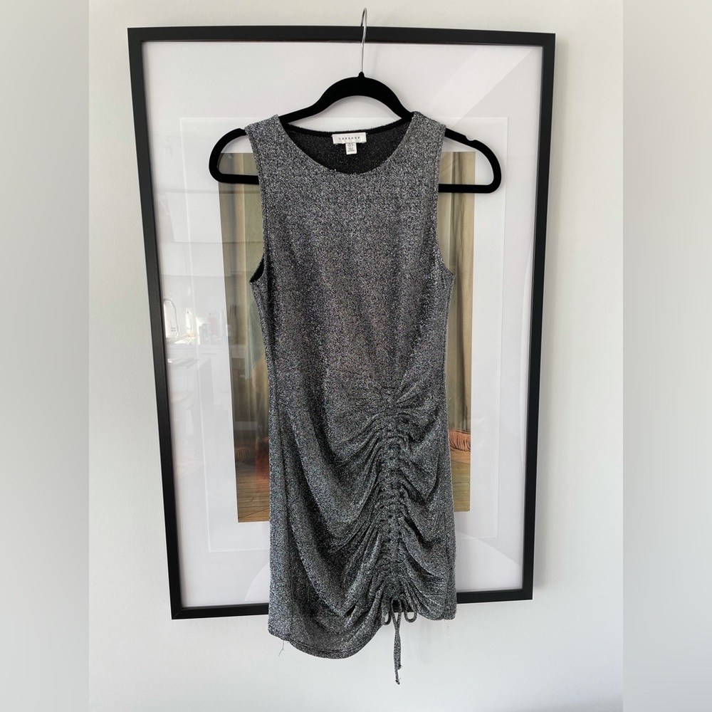 Topshop silver/metallic dress (size 4)